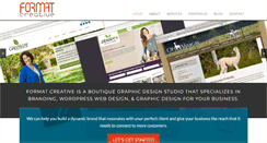 Desktop Screenshot of formatcreativedesign.com